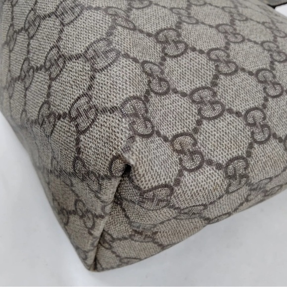 Gucci GG Supreme Coated Canvas Medium Metallic Tote bag EUC - Picture 6 of 10